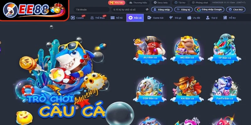 Chuyên mục bắn cá EE88 mở ra một thế giới đại dương vô cùng sống động